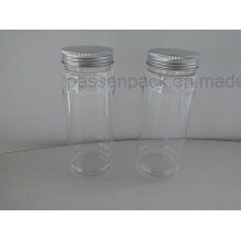 Pet Plastic Food Container for Cookie Packaging (thin and tall)